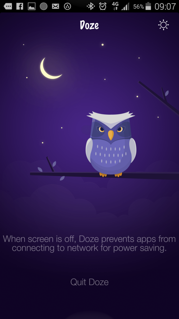 App Doze_screen2