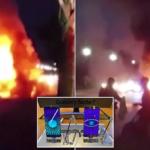 Samsung Galaxy Note 7: esplosione sommerge auto in fiamme in mezzo alla strada