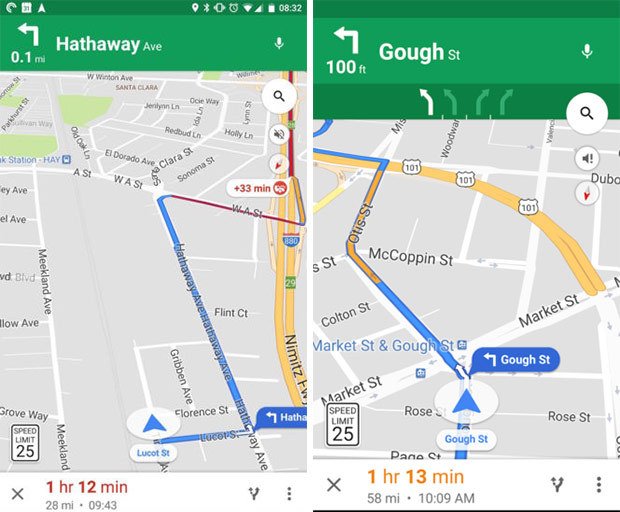 Google Maps limiti di velocità